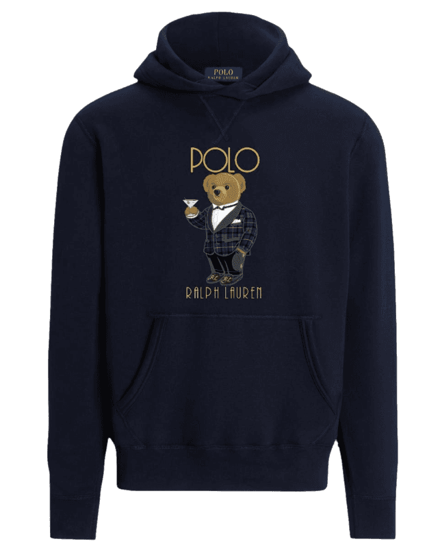 Polo Ralph Lauren Bear Fleece Hoodie - Cruise Navy