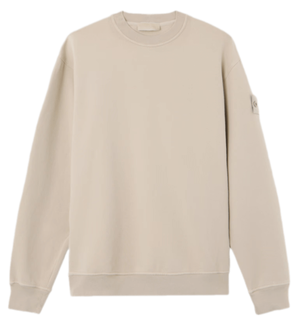 Stone Island Stretch Cotton Fleece Ghost - Beige