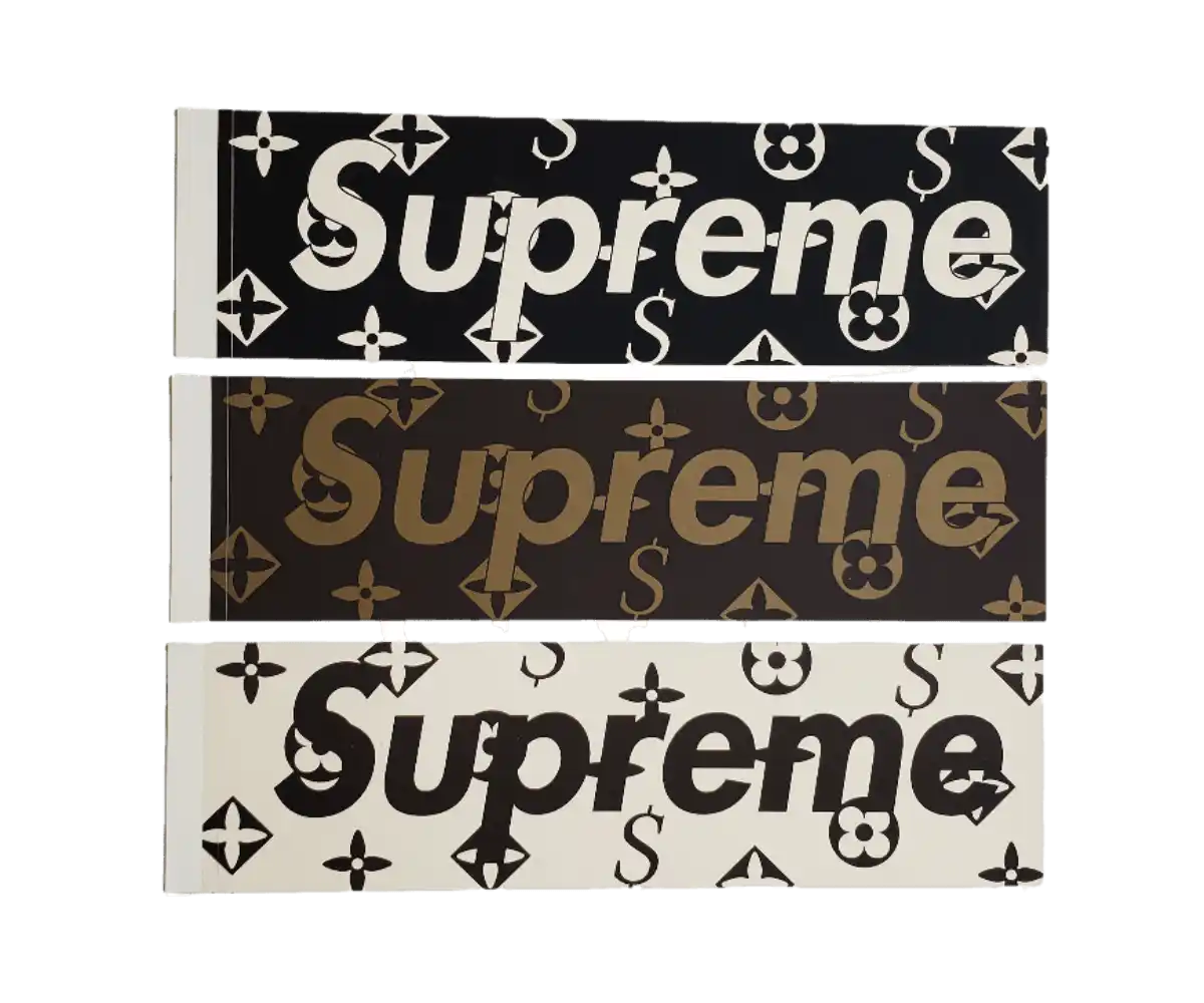 Supreme x Louis Vuitton Box Logo Sticker Set
