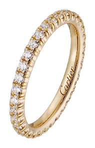 Étincelle De Cartier Wedding Band - Pink Gold