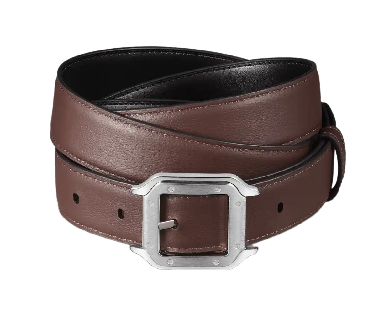 Belt, Santos de Cartier - Brown
