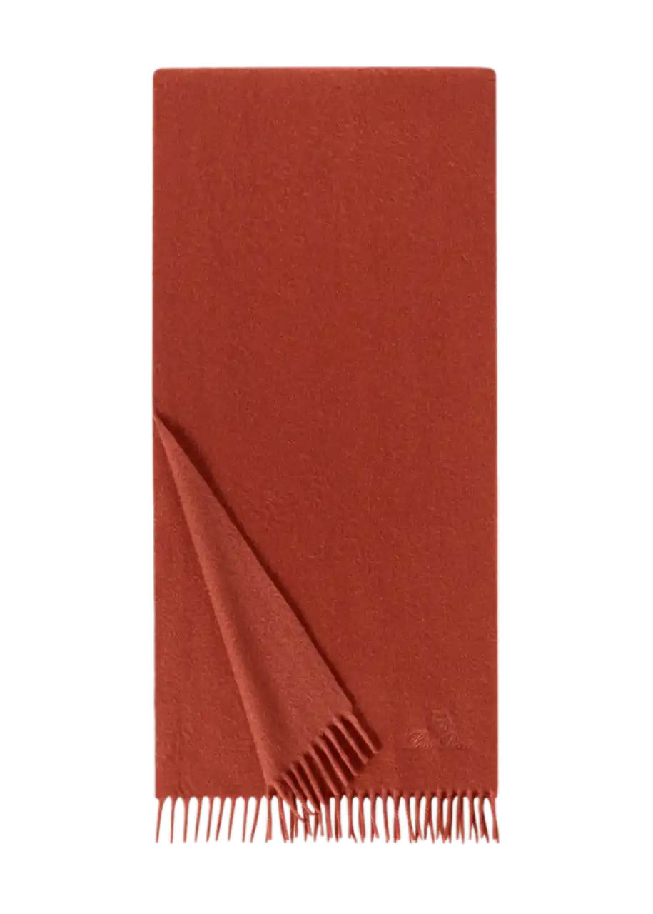 Loro Piana Piccola Unita Scarf - Auburn