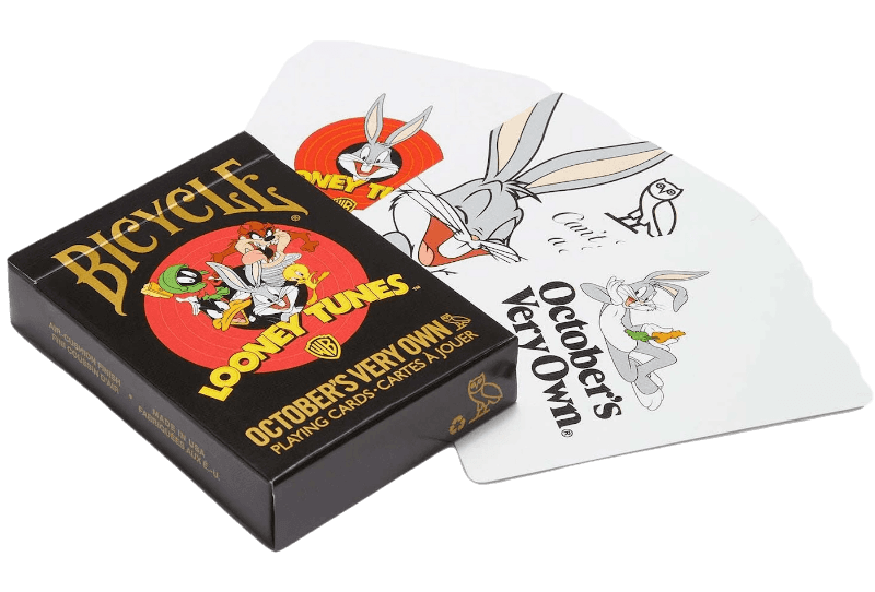 OVO x Looney Tunes Bicycle Playing Cards - Black