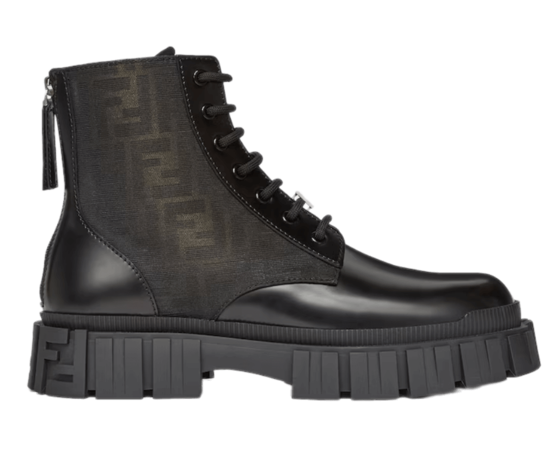 Fendi Force Biker Boots - Black