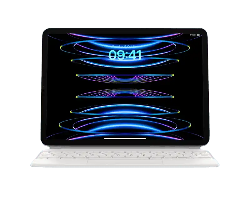Magic Keyboard for iPad Pro 11-inch (4th generation) and iPad Air (5th generation) - US English - White