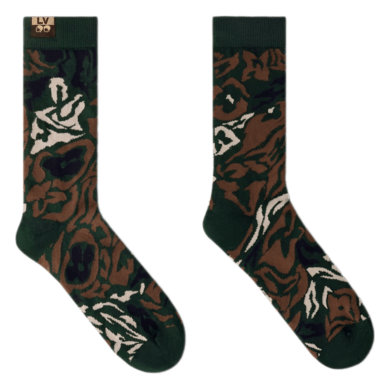 LV Camo Socks