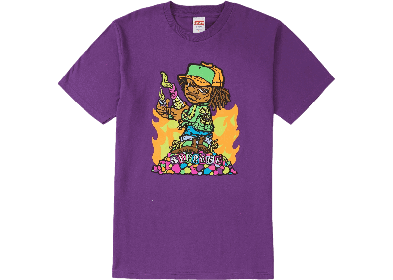 Supreme Molotov Kid Tee - Purple
