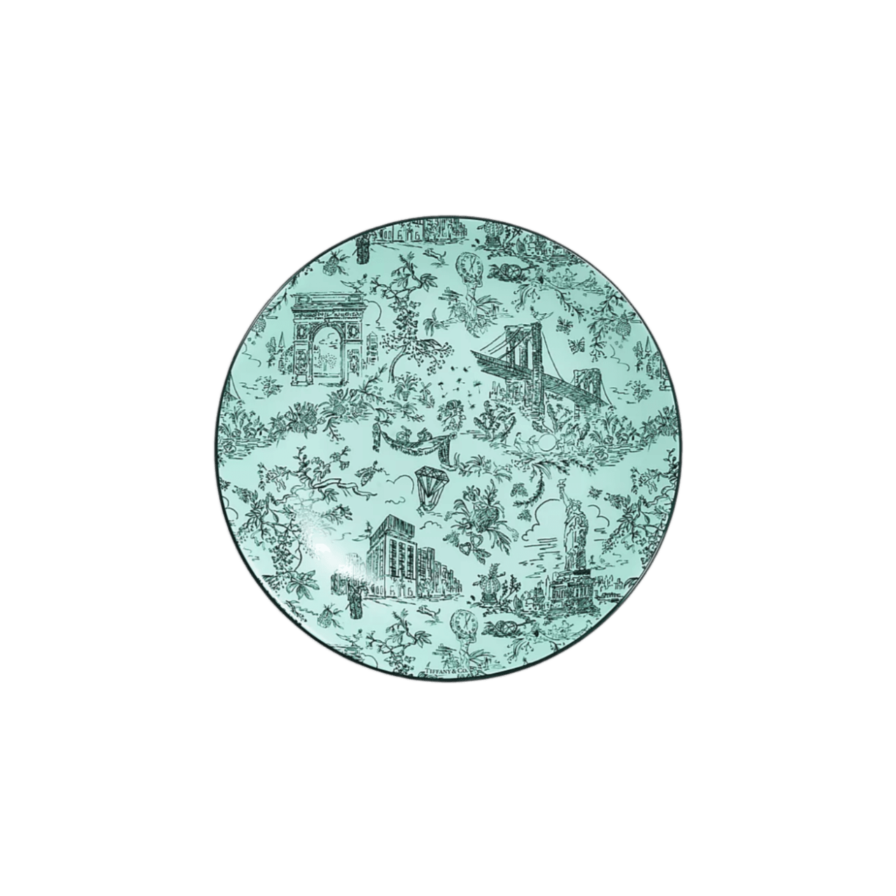 Tiffany Toile Bread and Butter Plate