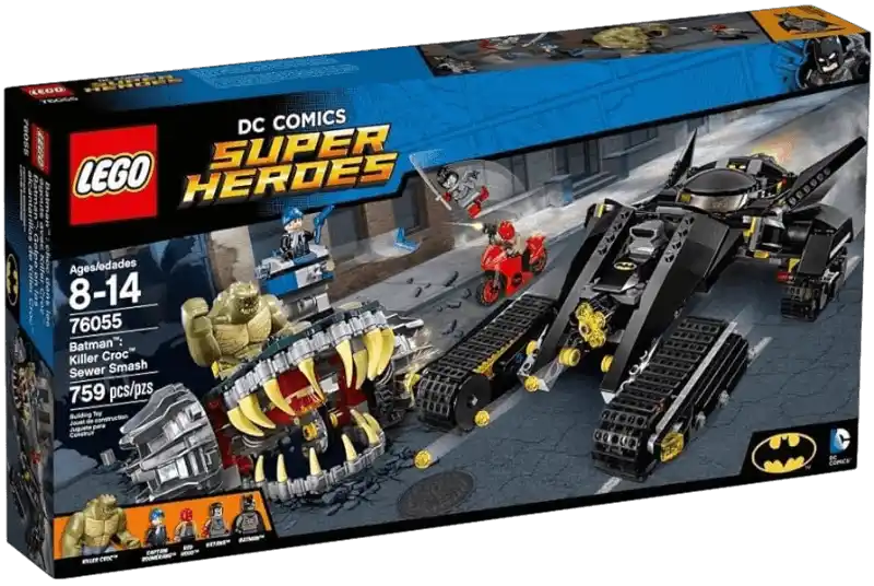 LEGO DC Comics Super Heroes Batman: Killer Cros Sewer Smash Set 76055