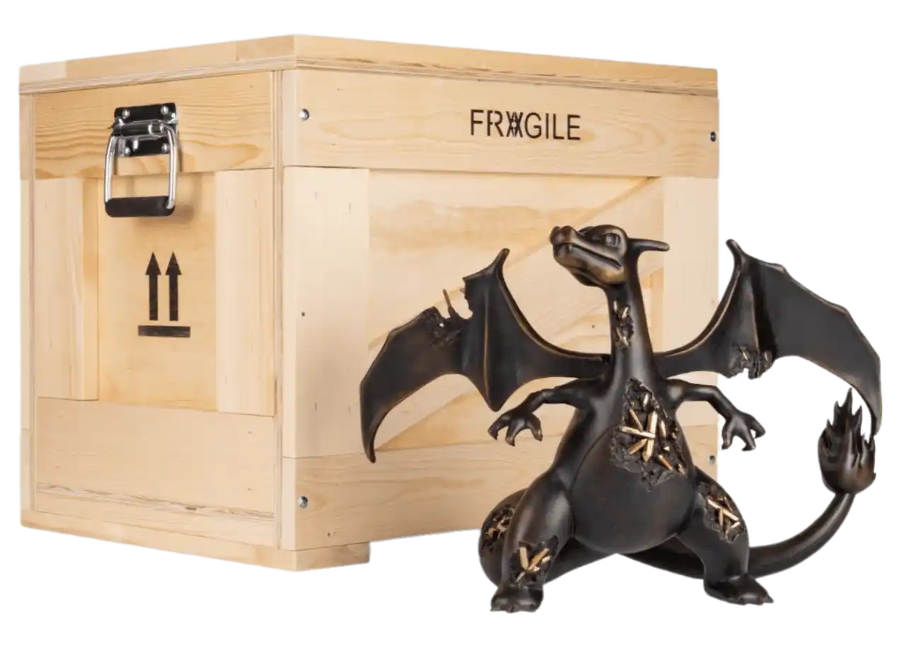 Daniel Arsham Bronze Crystalized Charizard Sculpture (Edition of 99)