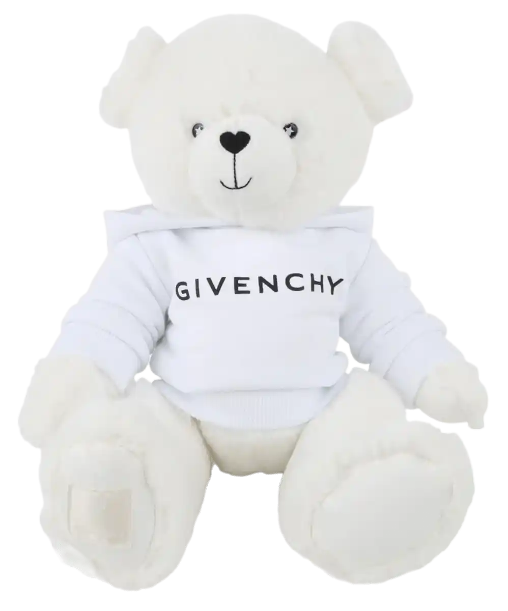 Givenchy Kids Logo-Printed Teddy Bear - White