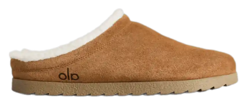 Alo Recovery Slipper - Saddle/Ivory