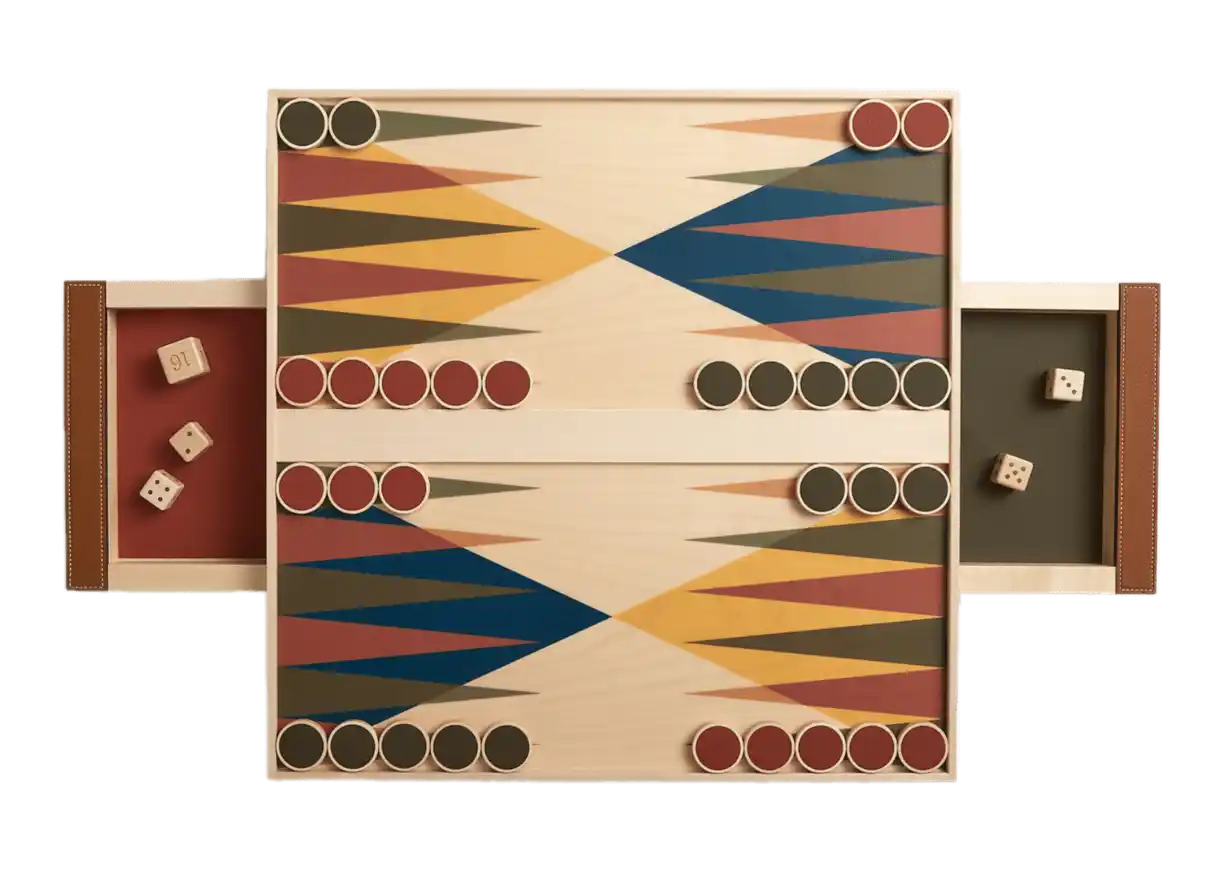 Hermès Palio Backgammon Game