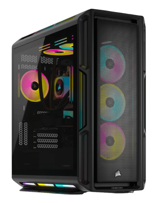CORSAIR VENGEANCE i8200 iCUE LINK EDITION Gaming PC: Intel Core i9-14900KS, NVIDIA RTX 4090, 64GB DDR5 6400MT/s Memory, 4TB (2x 2TB) M.2 NVMe SSD
