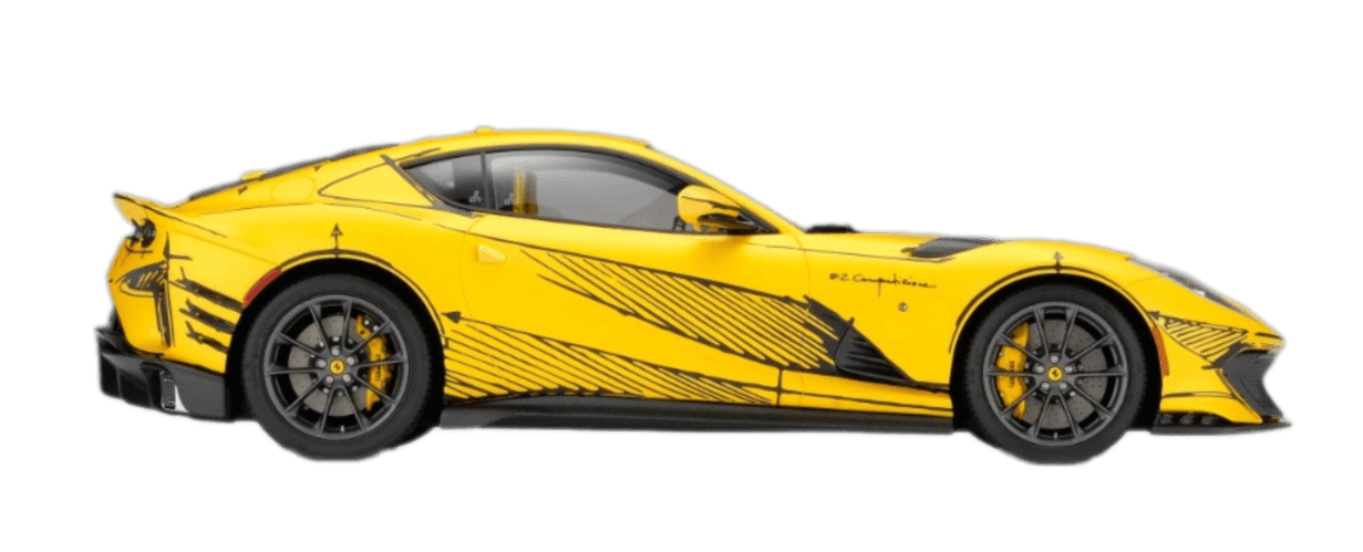 Ferrari 812 Competizione Tailor Made 1:18 Scale Model