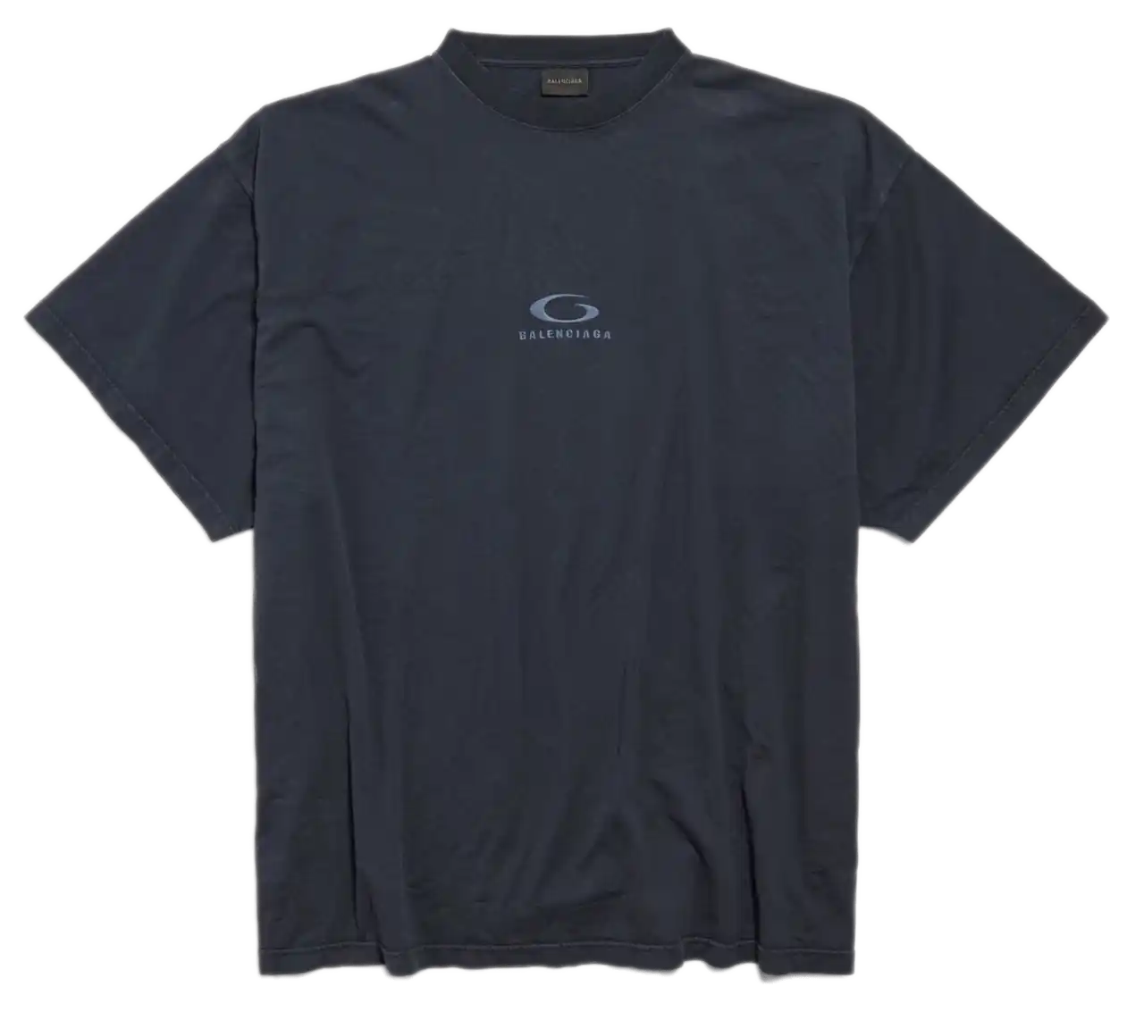 Balenciaga Loop Sports Icon Oversized T-shirt - Faded Black