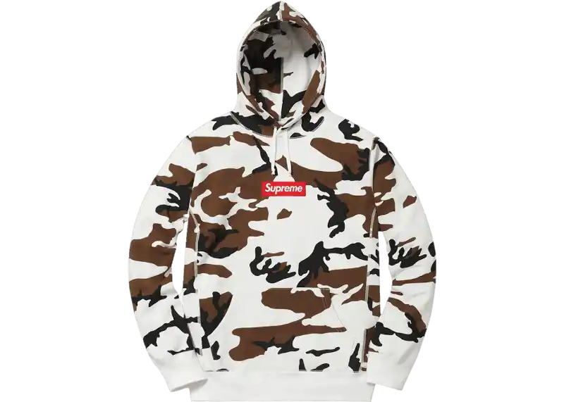 Supreme Box Logo Hooded Sweatshirt - Camo
