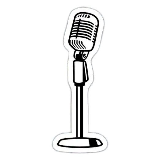 Microphone Sticker