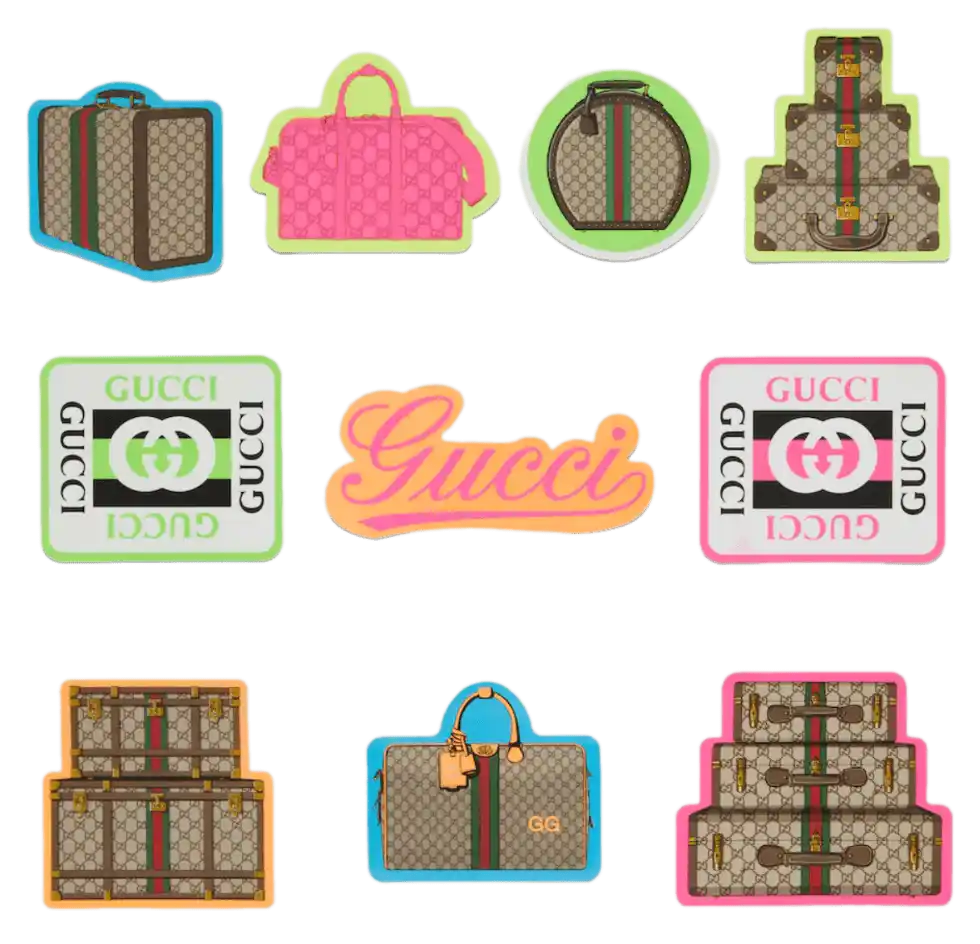 Gucci Handbags Luggage Stickers