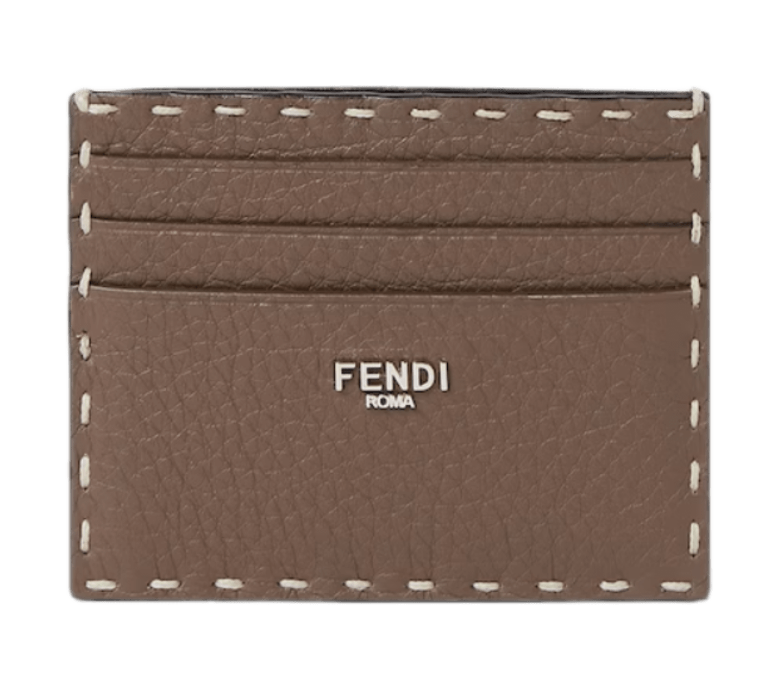 Fendi Card Holder Selleria - Brown