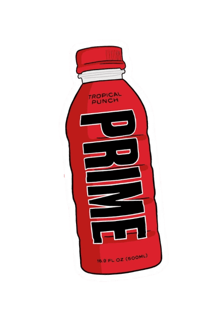 Prime Hydration Red Sticker