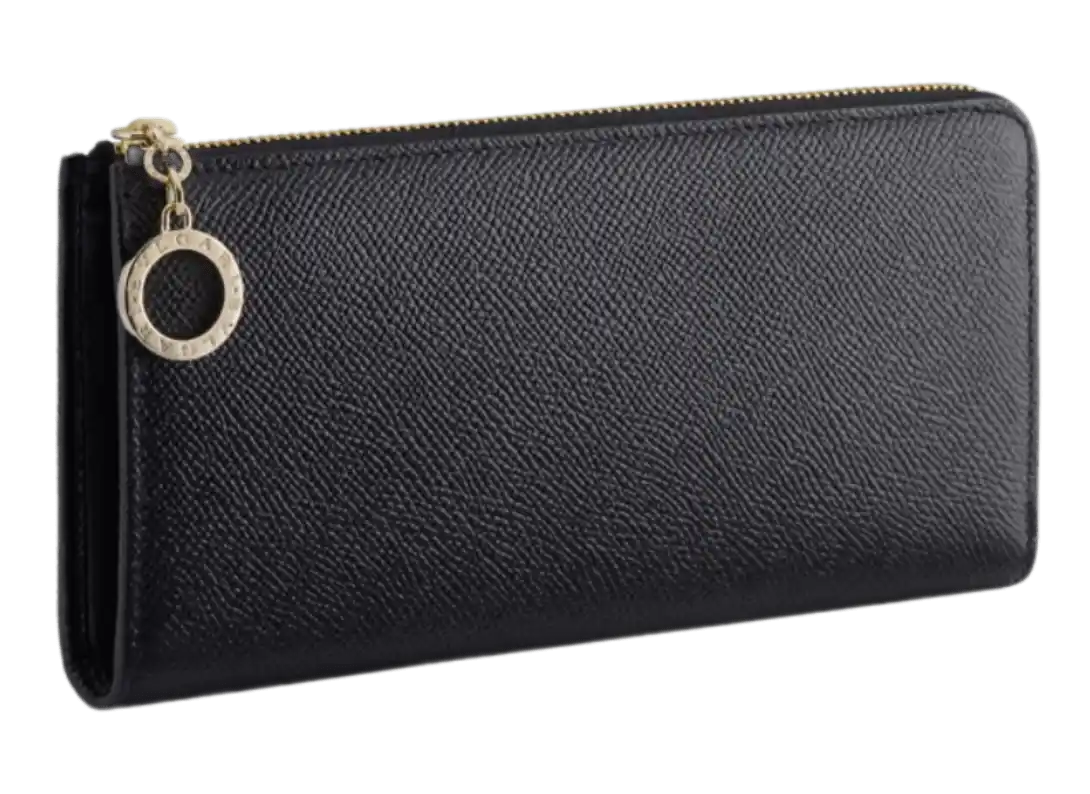 Bvlgari Zip Wallet - Black