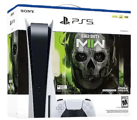 Sony PlayStation 5 PS5 Blu-ray Edition Call of Duty Modern Warfare II Console Bundle (US Plug)