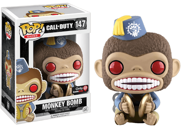 Funko Pop! Games Call Of Duty Monkey Bomb GameStop Exclusive Figure 147