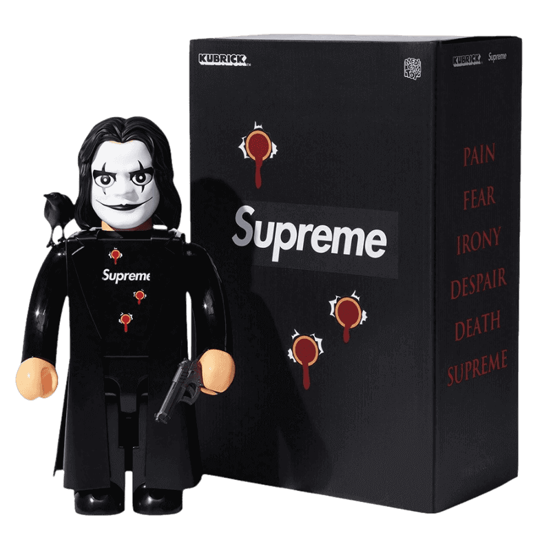 Supreme x The Crow Kubrick Figure 1000%
