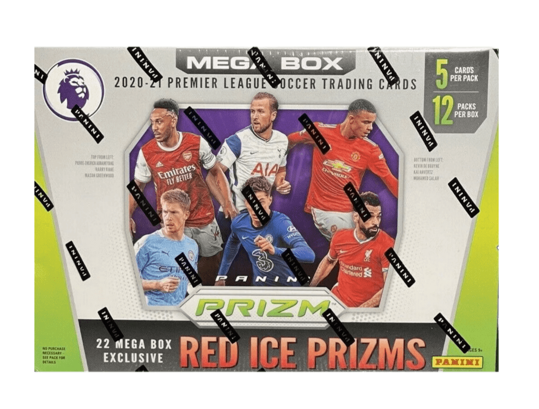 2020-21 Panini Prizm Premier League - Soccer Mega Box (Red Ice Prizms)