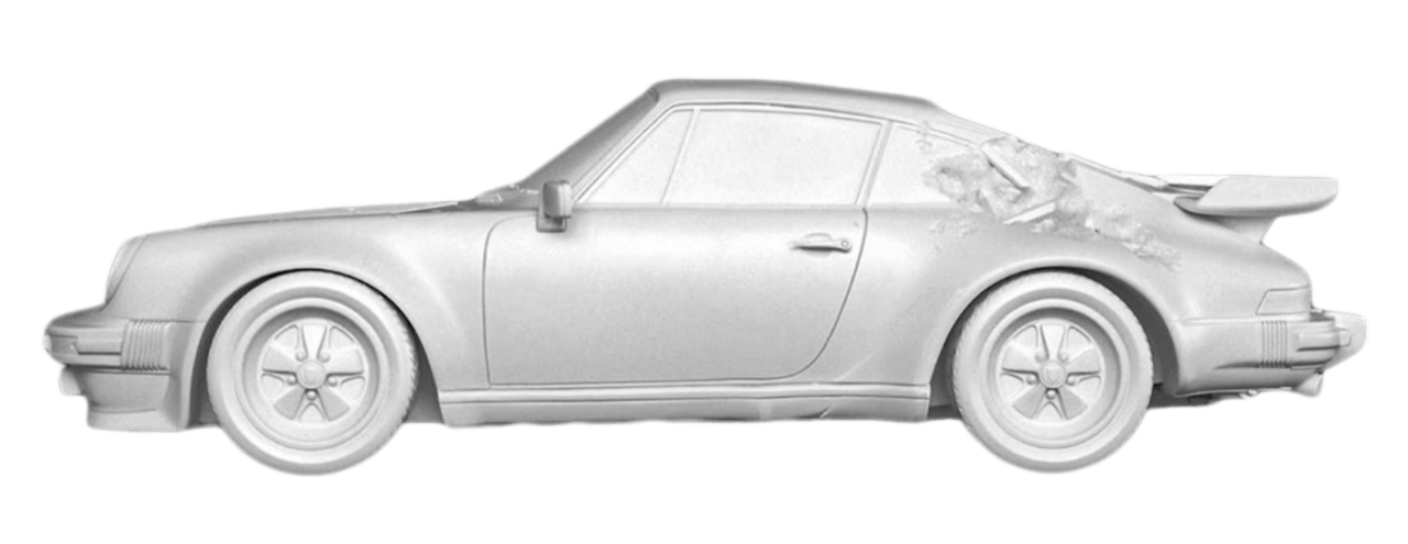 Daniel Arsham Eroded 911 Turbo Figure (Edition of 500)