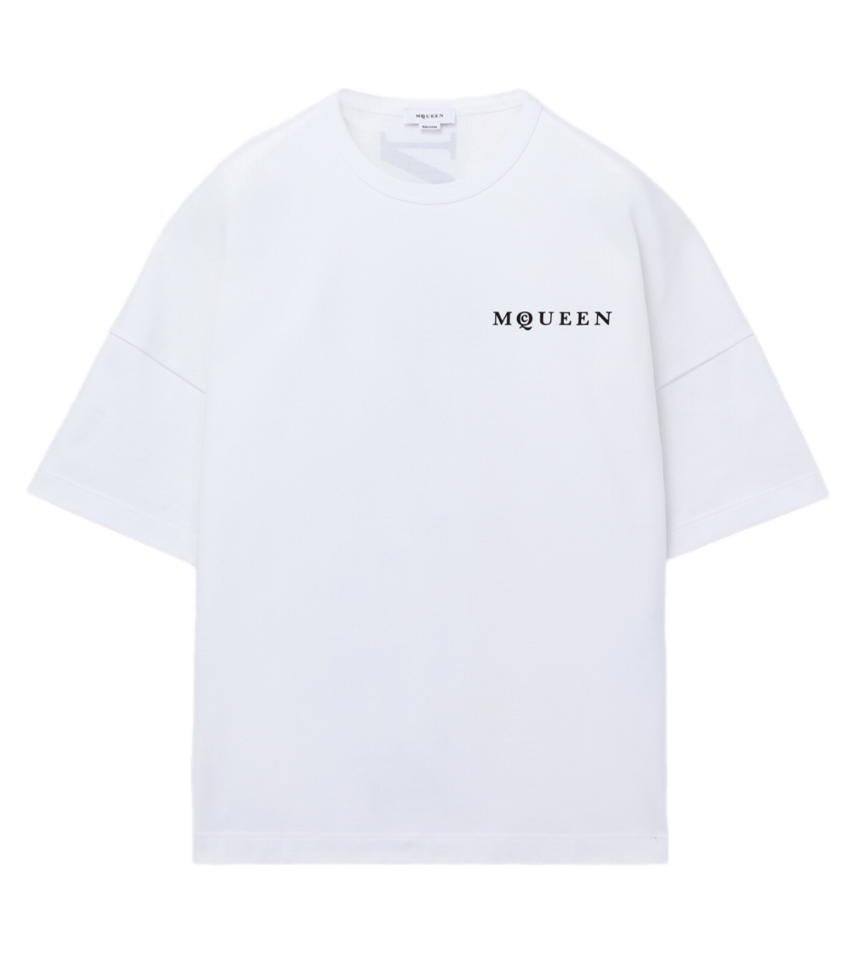 McQueen Oversized McQueen T-Shirt - White