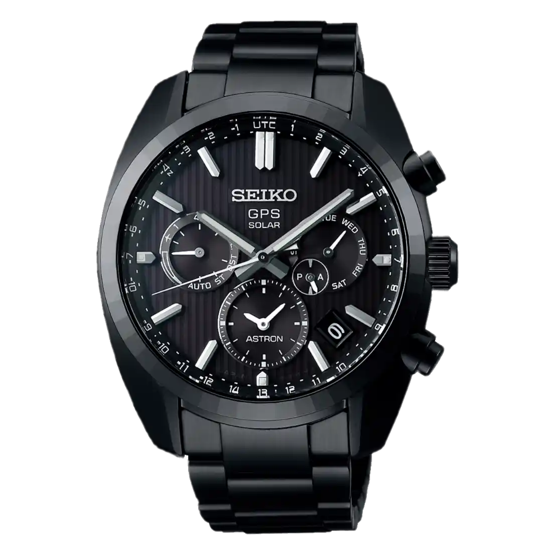 Seiko Astron Black Dial (SSH023) - 43mm, Steel and Ceramic