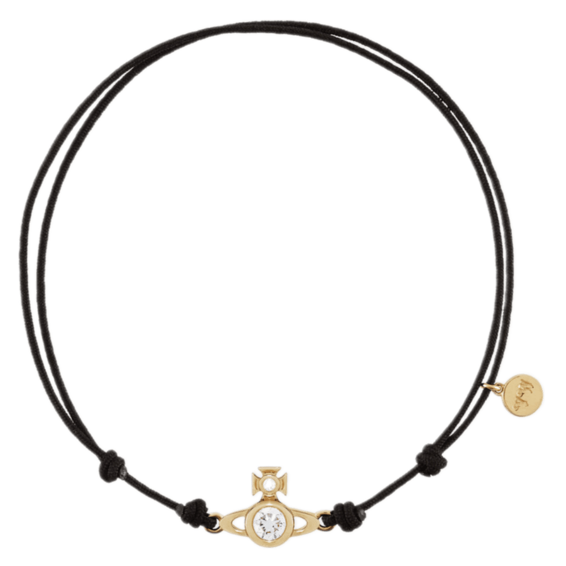 Vivienne Westwood Battersea Cord Bracelet - Gold/White