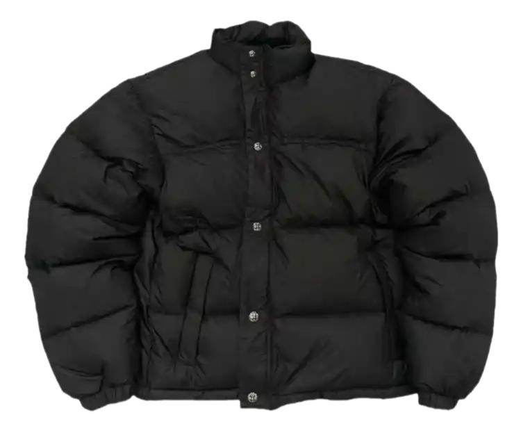 Chrome Hearts Monogram Print Puffer Jacket - Black