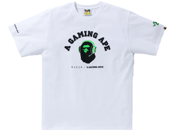 BAPE x Razer A Bathing Ape Tee - White