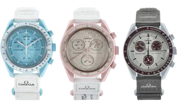 Swatch x Omega Bioceramic Moon Top 3 Set - Uranus, Venus & Pluto