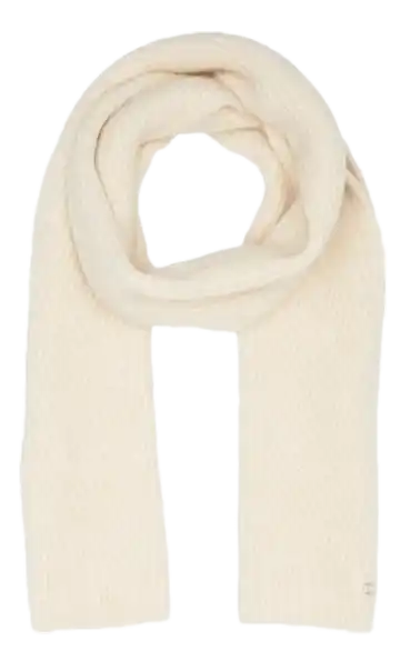 Cream Silk Scarf