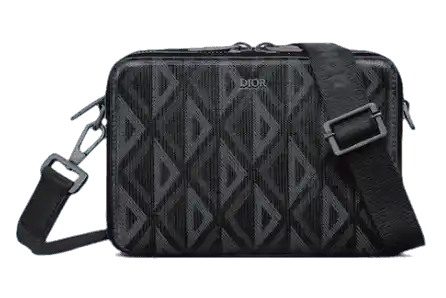 Dior Pouch With Strap - Black