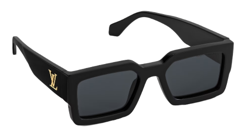 Louis Vuitton LV Clash Square Sunglasses - Black/Gold (Z1579E/W)