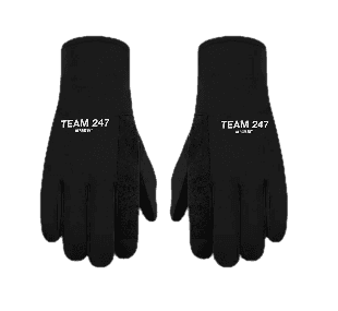 Represent 247 Winter Gloves - Black
