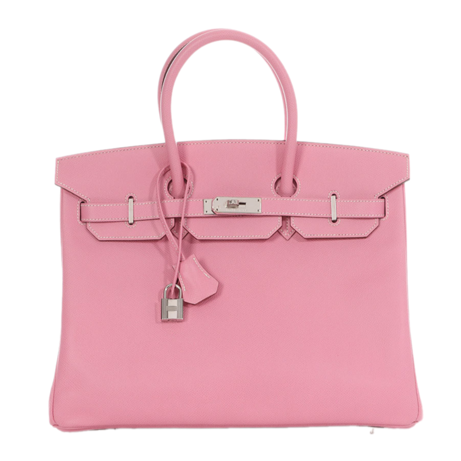 Hermès 5P Bubblegum Pink Epsom HSS Retourne Birkin 35 Palladium Hardware, 2013