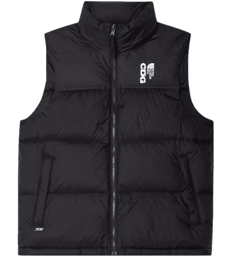 CDG The North Face Nuptse Vest - Black