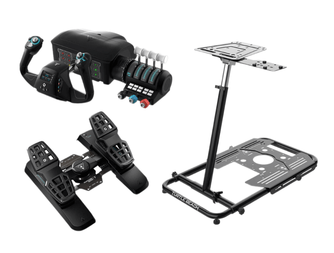 Turtle Beach VelocityOne Flight, VelocityOne Rudder Pedals, VelocityOne Stand Bundle