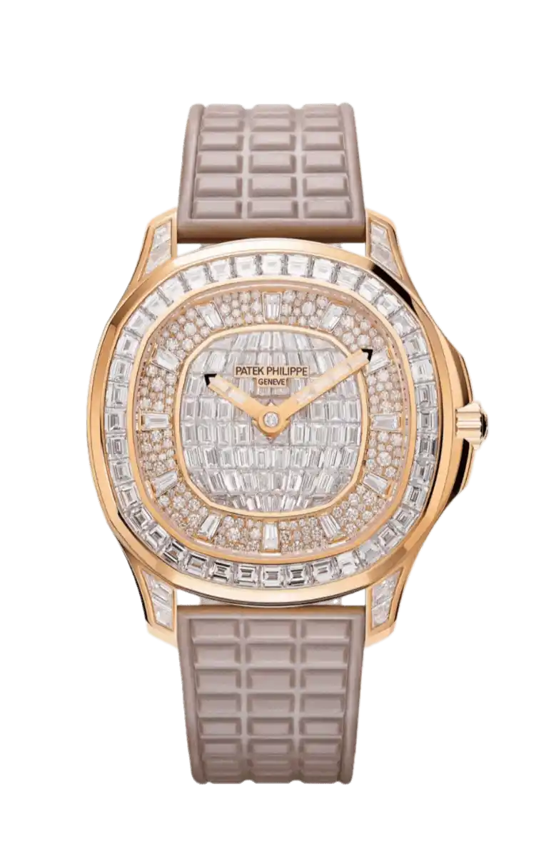 Patek Philippe Aquanaut Luce Haute Joaillerie White Diamond Dial - 39mm, Rose Gold, Diamond Bezel