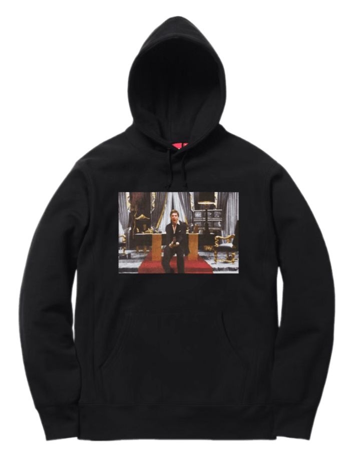 Supreme Scarface Friend Hooded Sweatshirt - Black