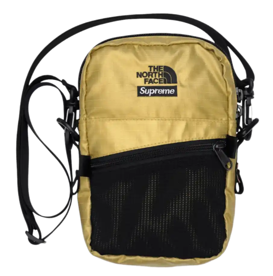 Supreme The North Face Metallic Shoulder Bag - Gold