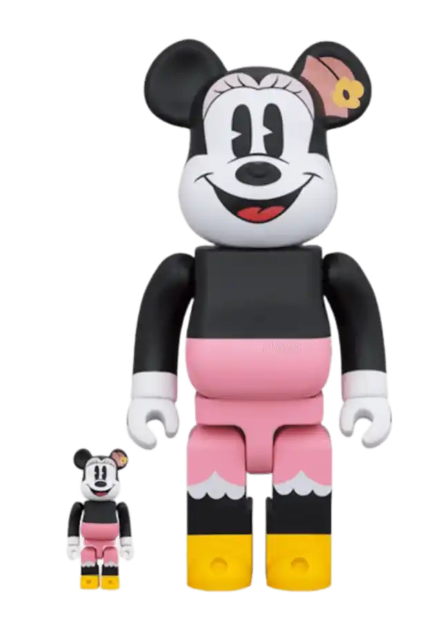 Bearbrick x Disney Box Lunch Minnie 100% and 400% Set