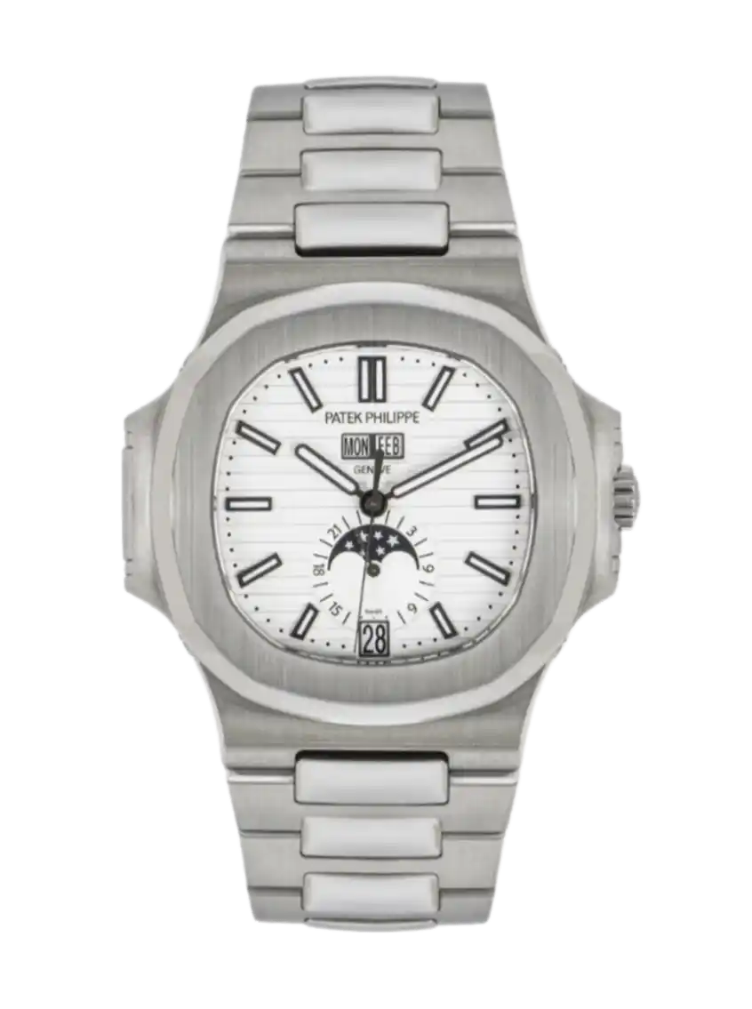Patek Philippe Nautilus White Dial - 40.5mm, Steel