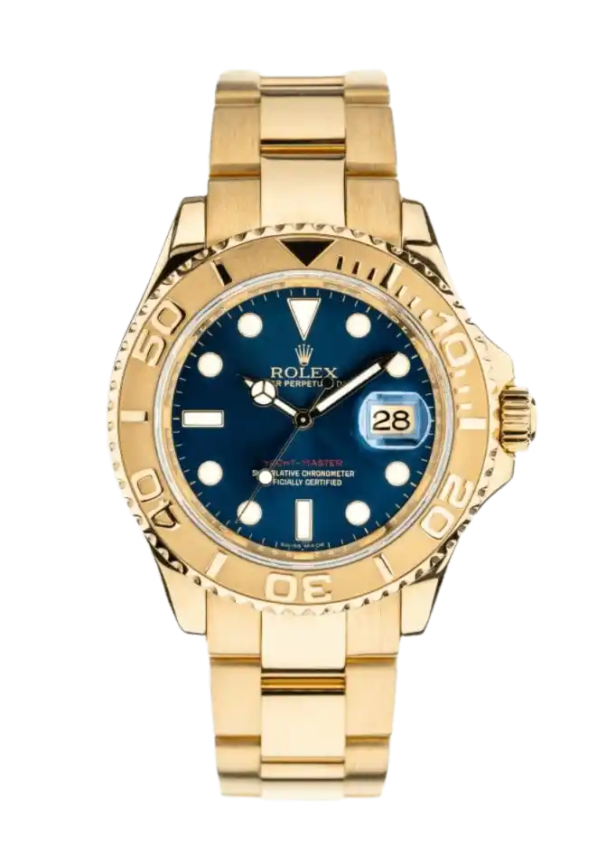 Rolex Yacht-Master Blue Dial - 40mm, Yellow Gold (2008)